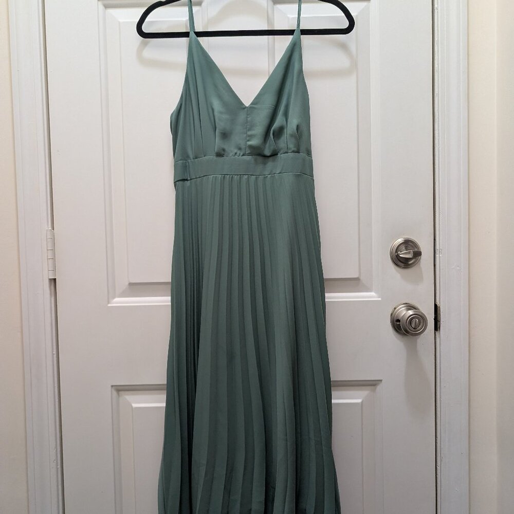 Nordstrom rack green midi dress
